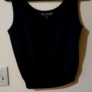 ST. JOHN  SLEVELESS KNIT Top